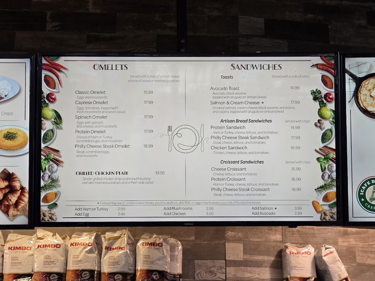 iCafe de Paris Menu - Image 6